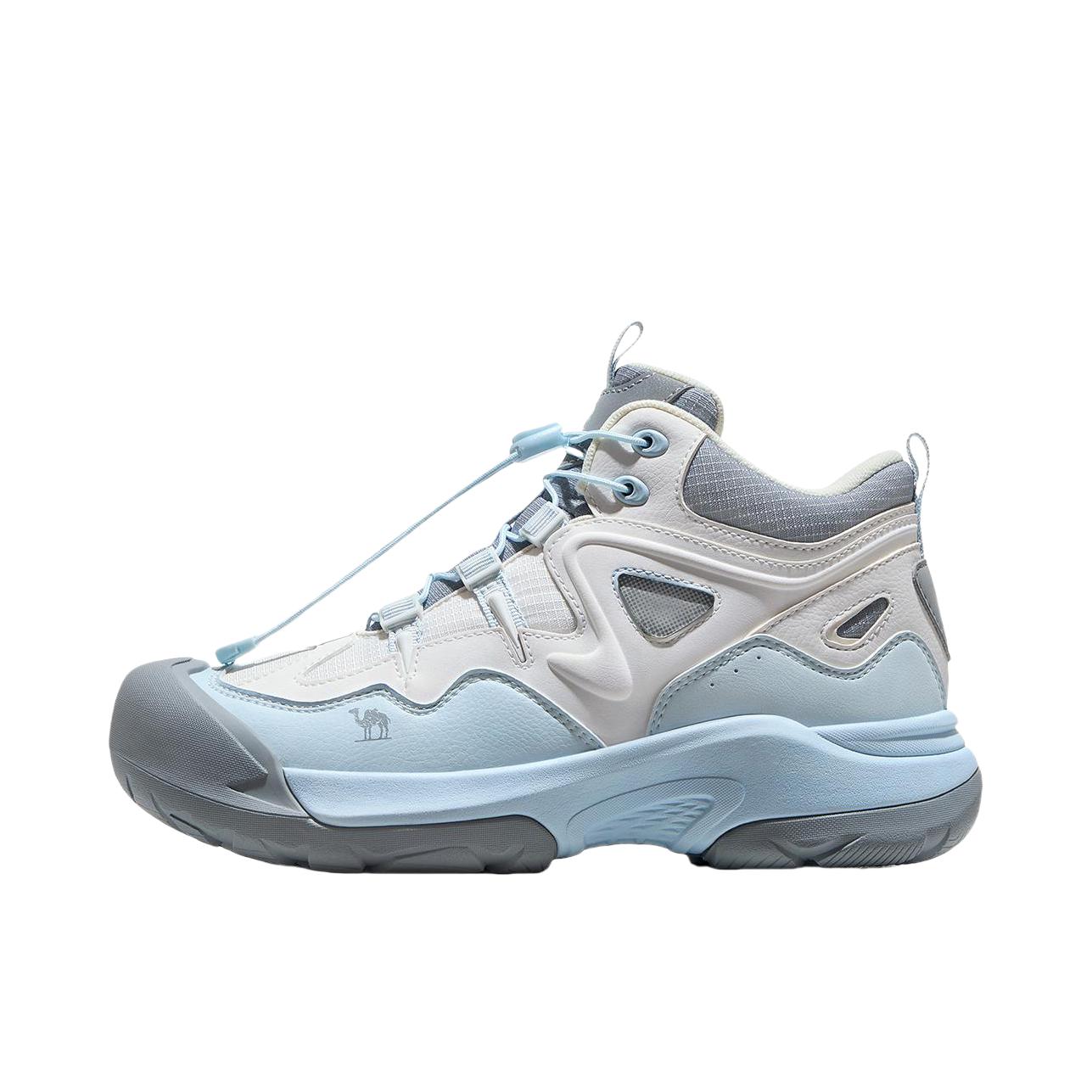 推荐商品：骆驼 户外鞋 徒步鞋 增高缓震高帮 F15C097006 女款/浅灰蓝