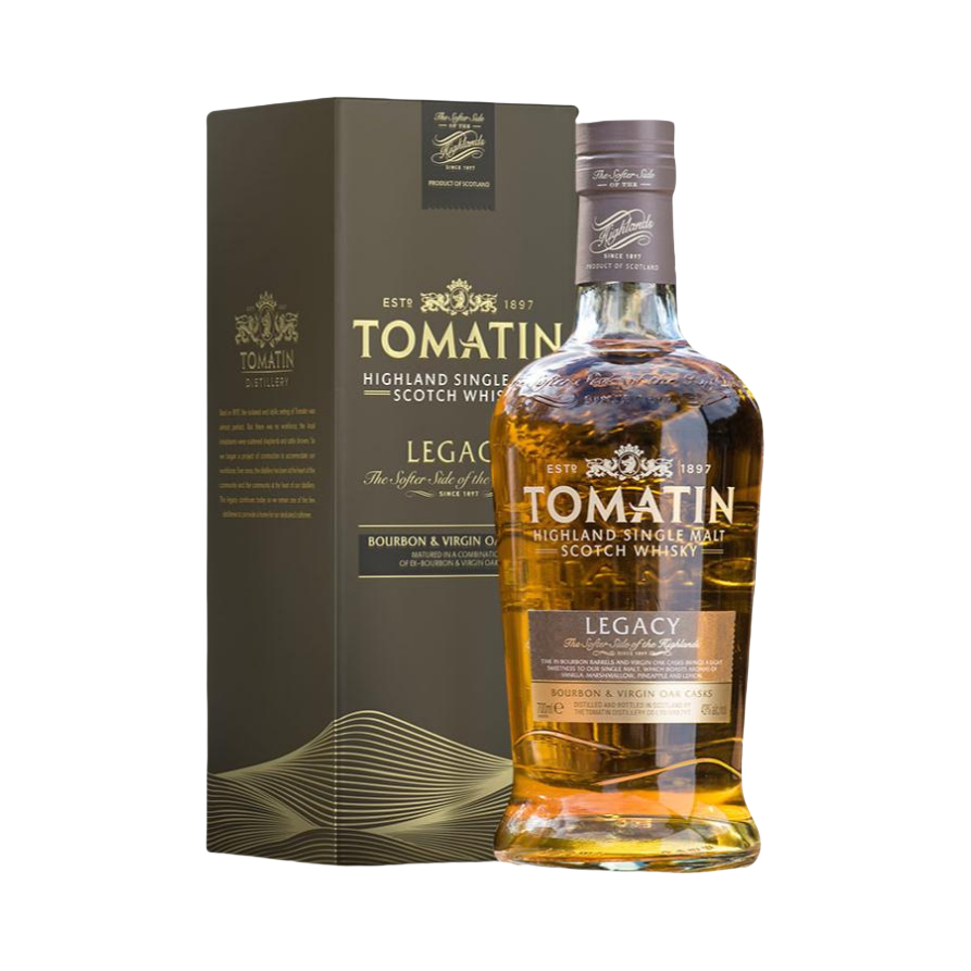 推荐商品：TOMATIN/汤玛丁 传奇 单一麦芽 700ml 43%vol 威士忌 盒装