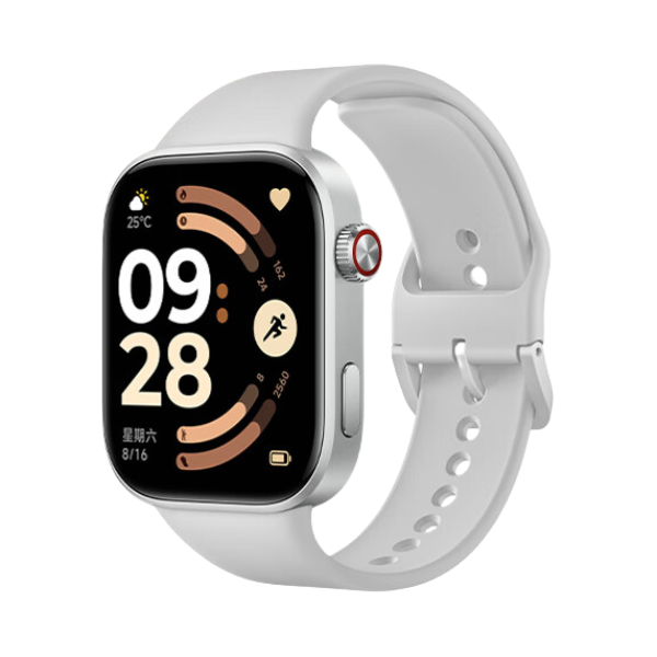 红米 Watch 6 智能手表 AMOLED屏幕 24天长续航 皎月银