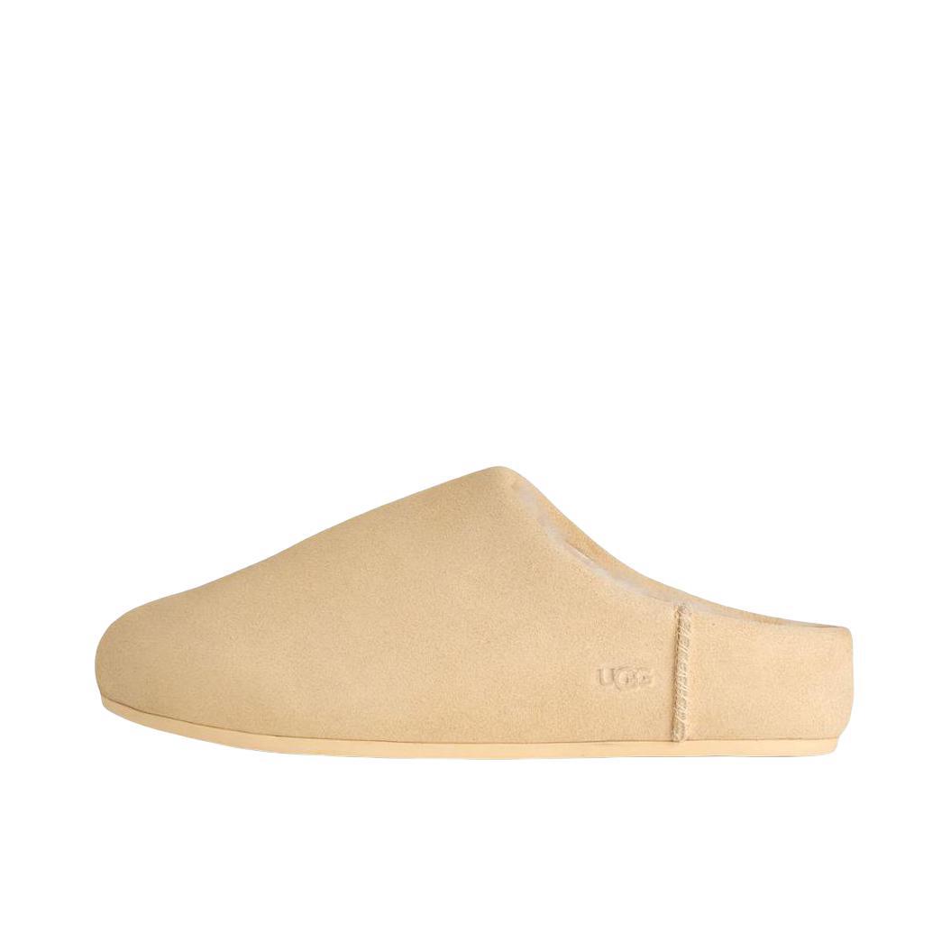推荐商品：UGG Elea 拖鞋 休闲橡胶底包头低跟防磨浅口 浅黄油色