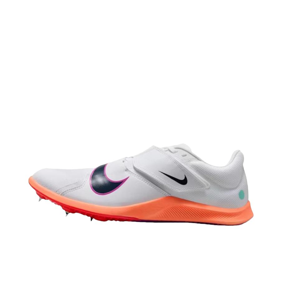 推荐商品：Nike Zoom Rival Jump 专业比赛 减震防滑 防水 耐磨 支撑 织物 田径 训练鞋 灰色/橙色 