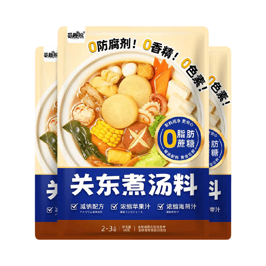 推荐商品：觅趣熊 关东煮汤料 袋装