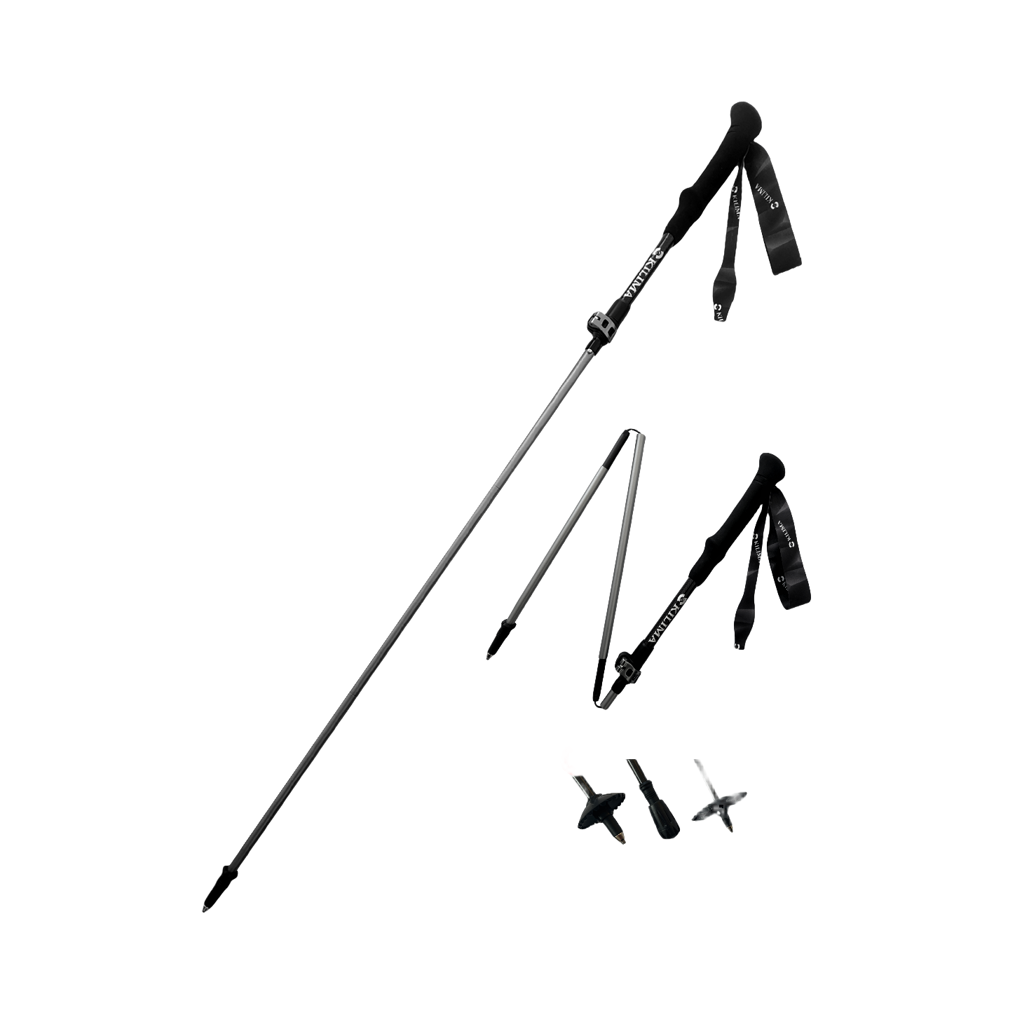 推荐商品：KILIMA/乞力马 五节 折叠 碳纤维 超轻 男女 爬山 登山杖 S05