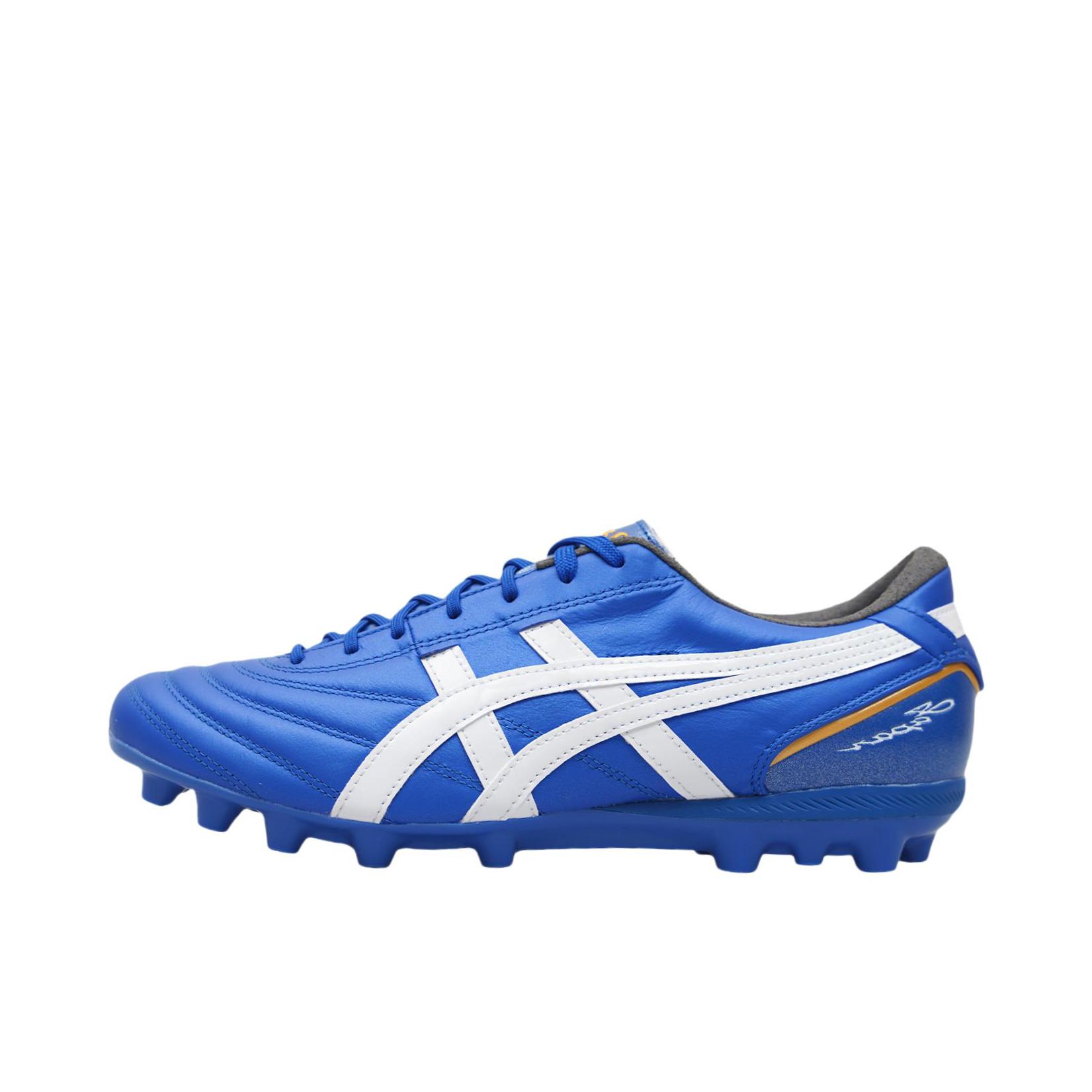 推荐商品：Asics/亚瑟士 C3 AG 人草 缓震胶质 防滑 抓地 足球鞋 蓝色/白色