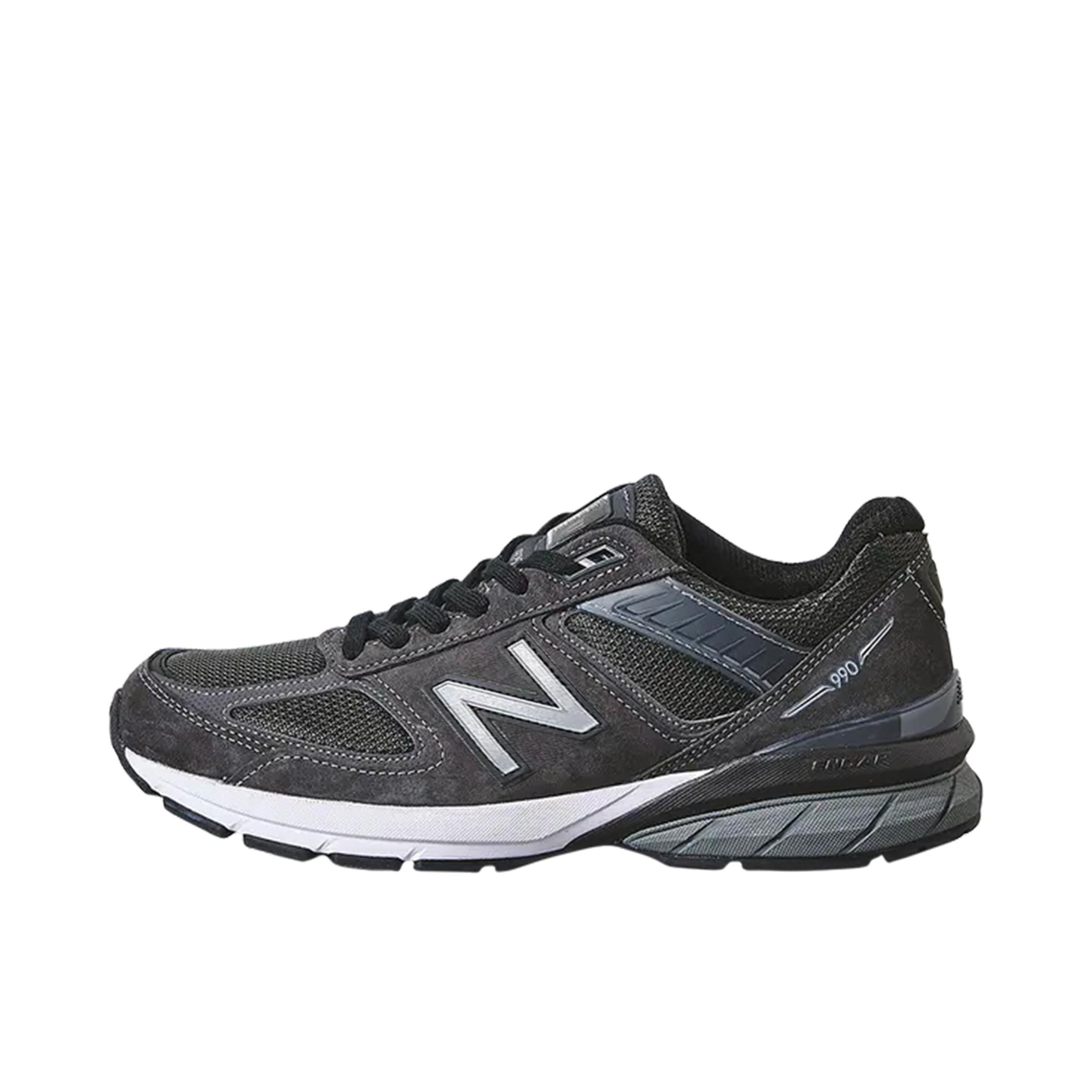 推荐商品：New Balance 990 V5 跑鞋 减震支撑轻便防滑网布透气织物回弹反毛皮复古合成革 UNITED ARROWS联名/D宽/灰色 