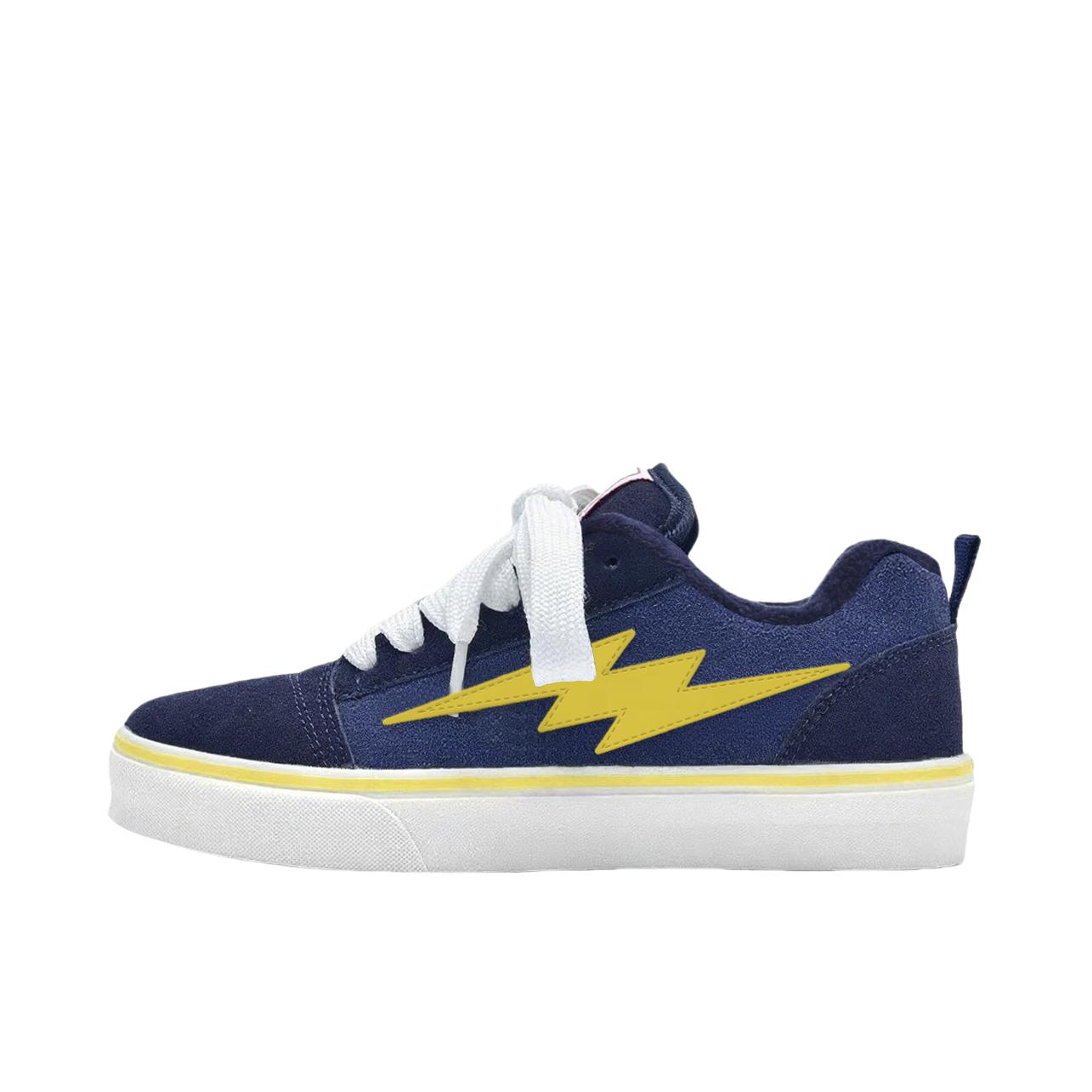 推荐商品：Z.SUO/走索 板鞋 美式复古多巴胺情侣包裹性增高轻便支撑 防滑潮酷滑板 ZS1136 加绒款/蓝色/黄色/白色