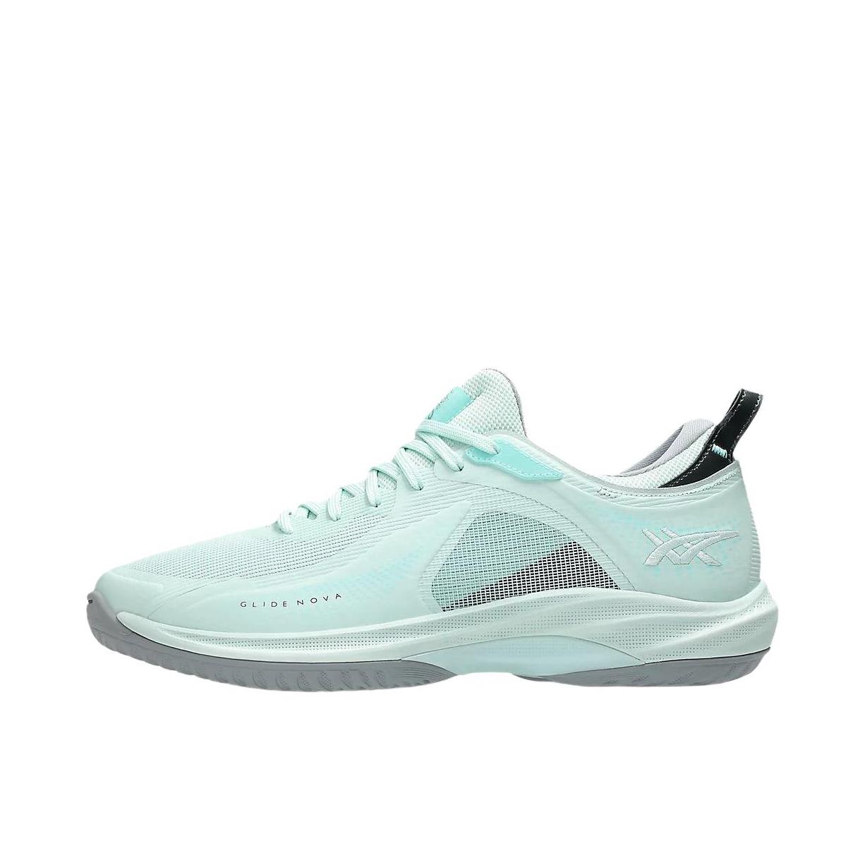 推荐商品：Asics/亚瑟士 Glide Nova FF 4 篮球鞋 百搭圆头厚底系带 淡蓝色 