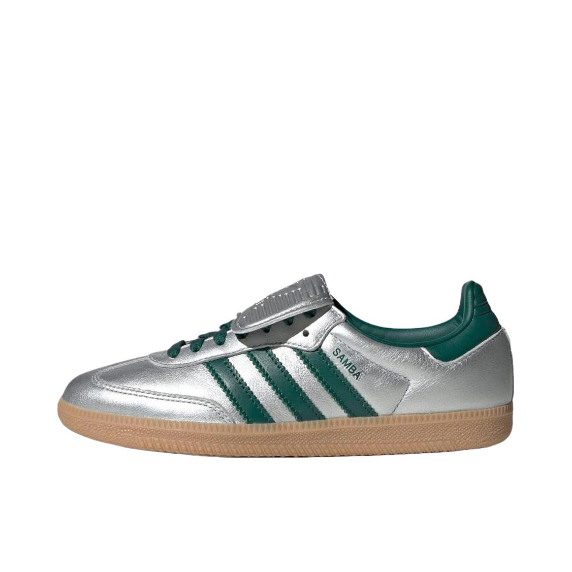推荐商品：adidas Originals Samba LT T头鞋 德训鞋 板鞋 防滑耐磨薄底透气复古贴合圆头 银色 