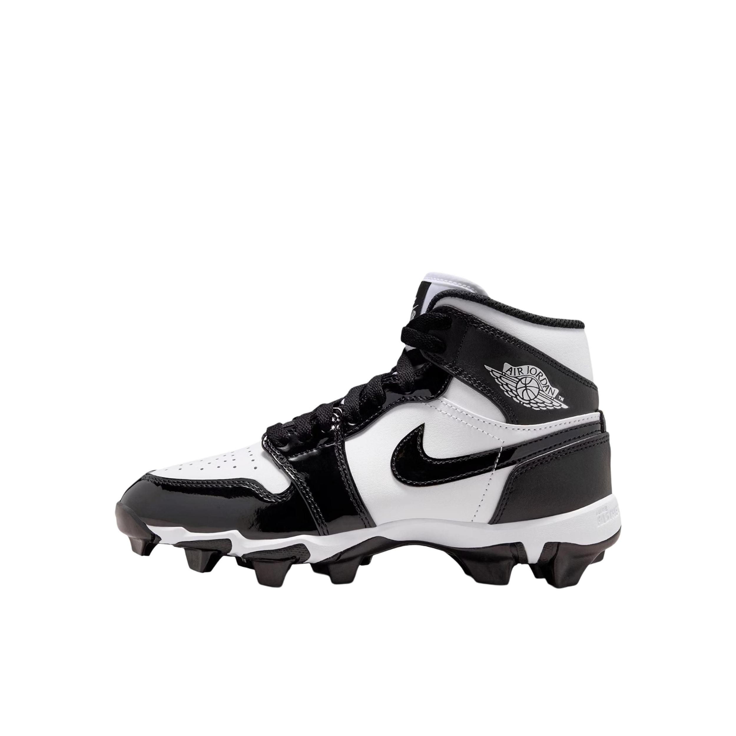 推荐商品：Jordan Jordan 1 Low Cleat 运动鞋儿童 耐用低帮舒适 小童/白色/黑色