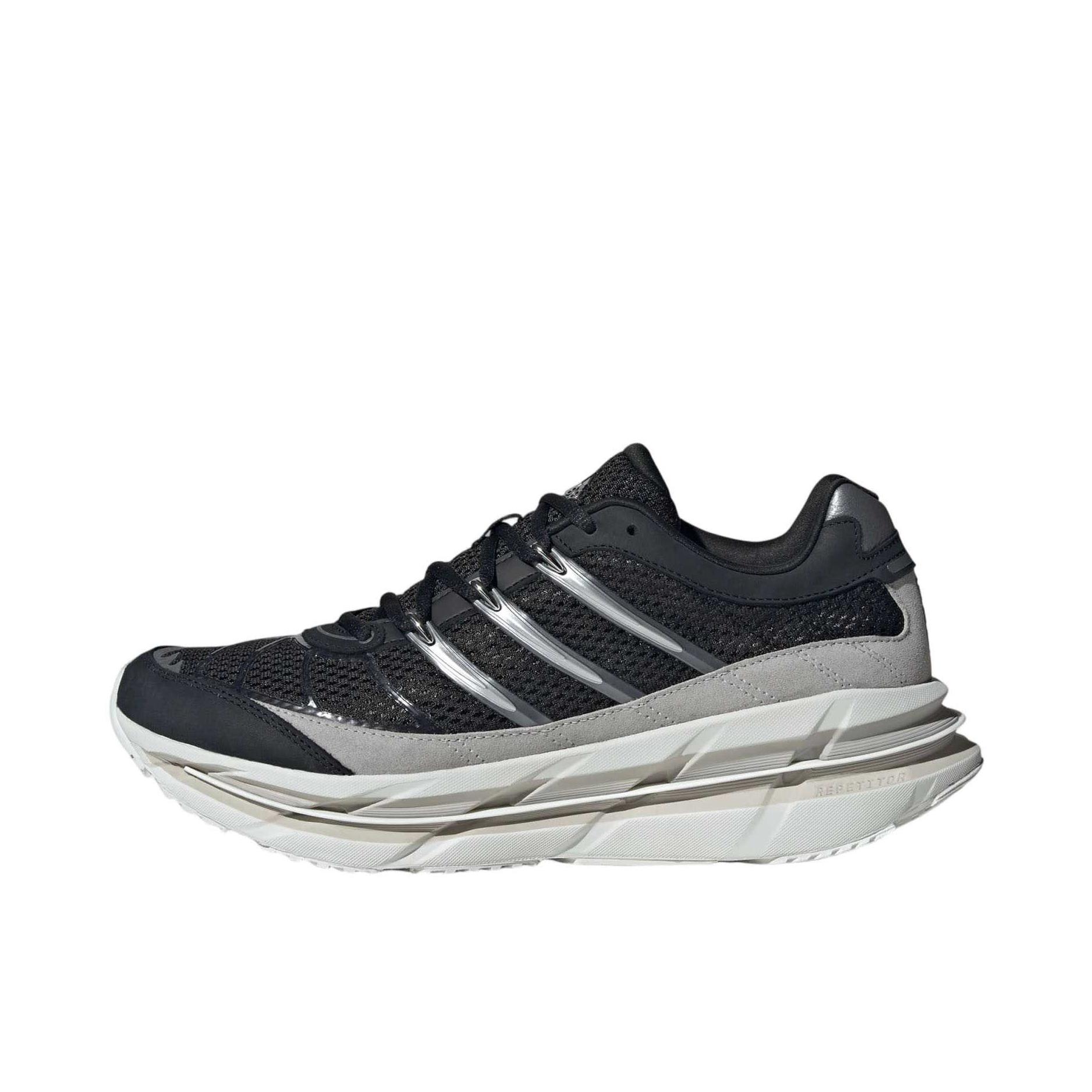 推荐商品：adidas Adistar HRMY 跑鞋 百搭耐磨低帮厚底贴合 黑色/银色