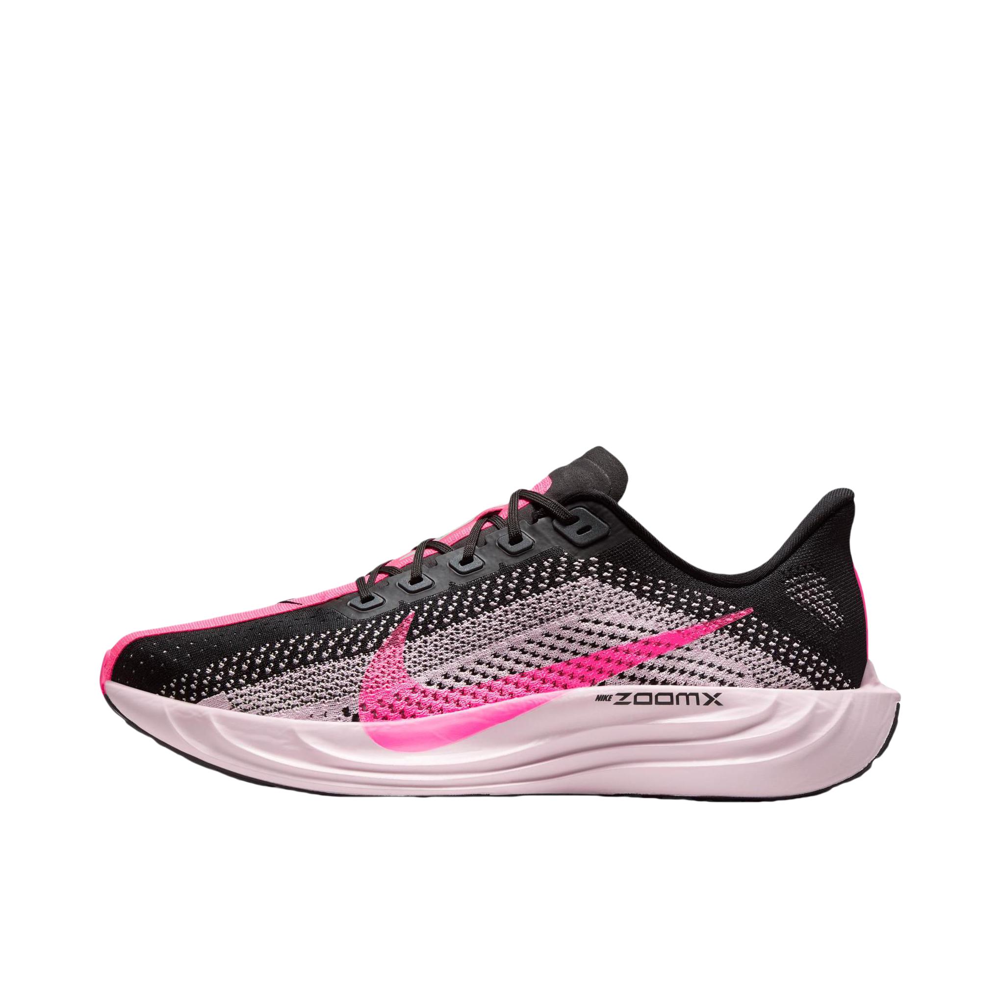 推荐商品：Nike Pegasus Plus 超级飞马 跑鞋 透气耐磨回弹织物支撑减震训练竞速贴合 粉色/黑色