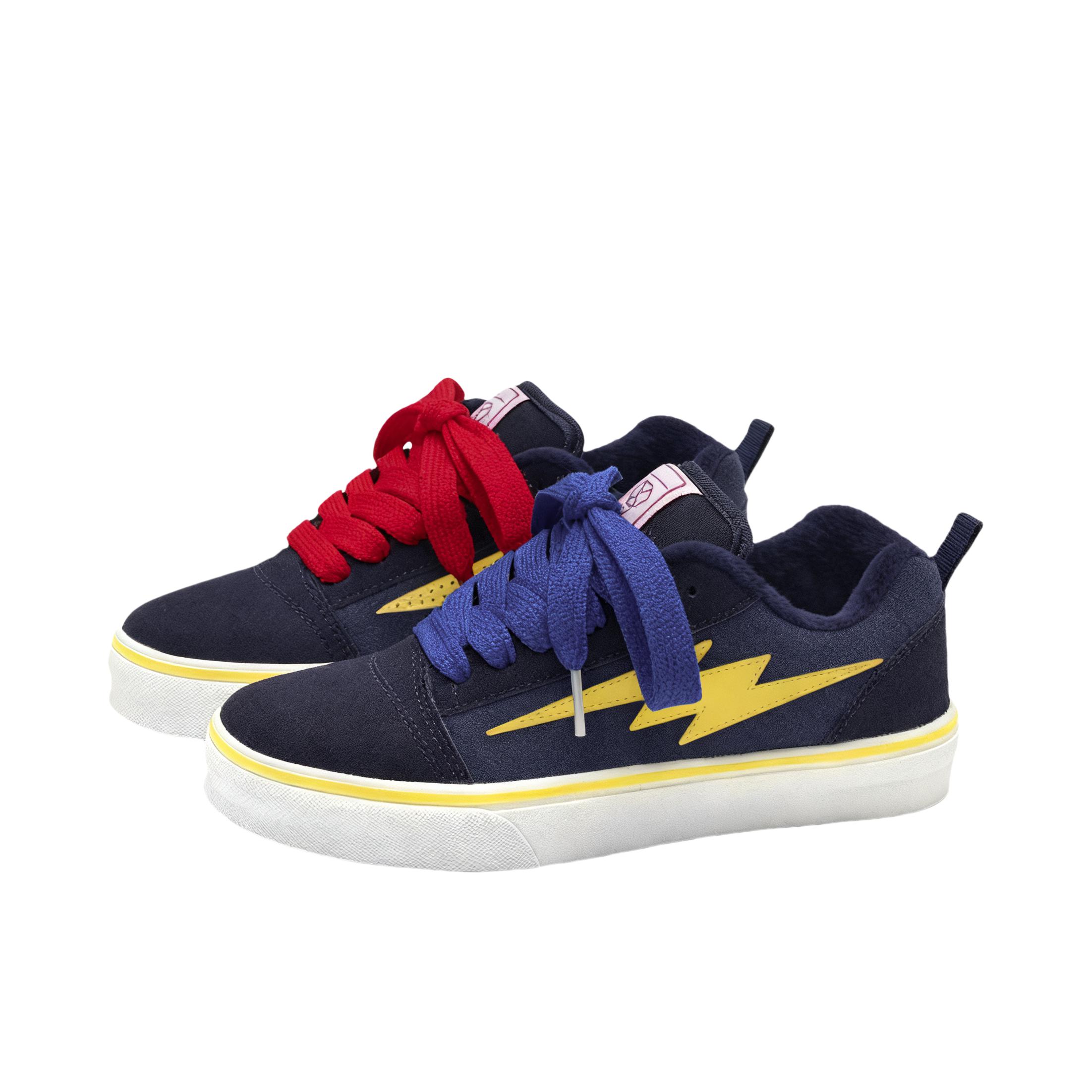 推荐商品：Z.SUO/走索 板鞋 美式复古多巴胺情侣包裹性增高轻便支撑 防滑潮酷滑板 ZS1136 加绒款/鸳鸯款/蓝色/黄色/红色