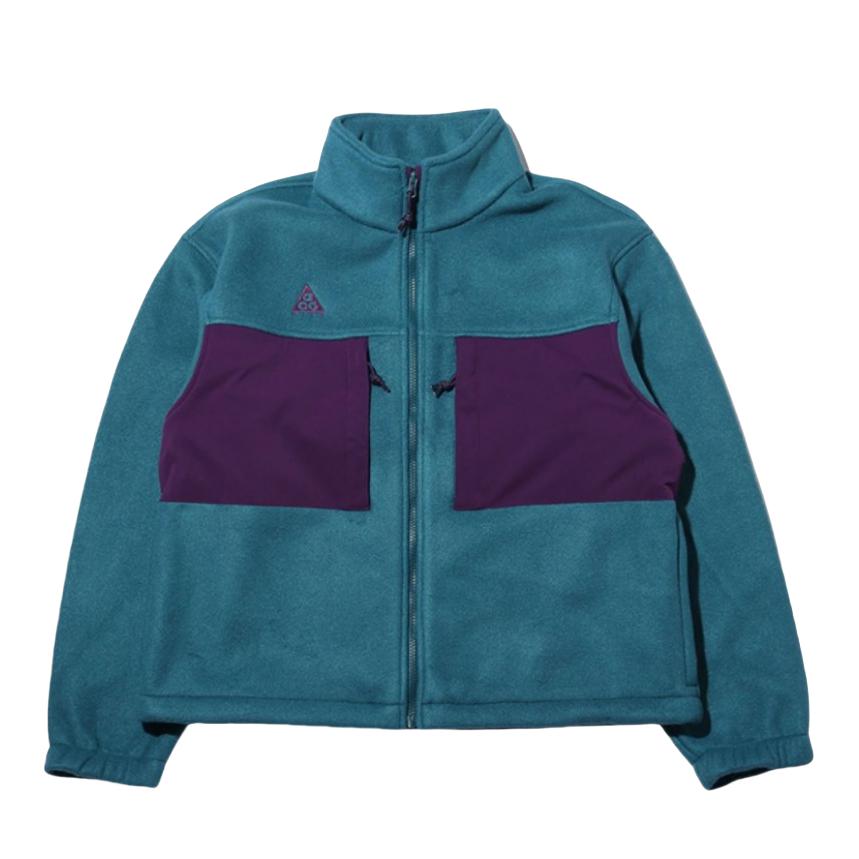 Nike ACG 2024AW 户外拼接拉链抓绒摇粒绒保暖立领长袖夹克 BQ7198