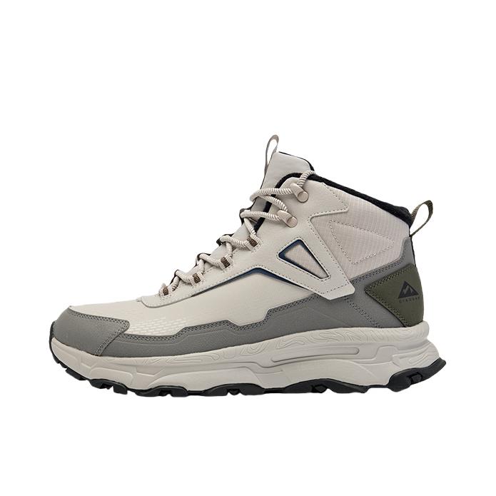 推荐商品：乔丹体育 运动休闲鞋 户外加绒防水 QDG193254911 浮石灰/烟灰色