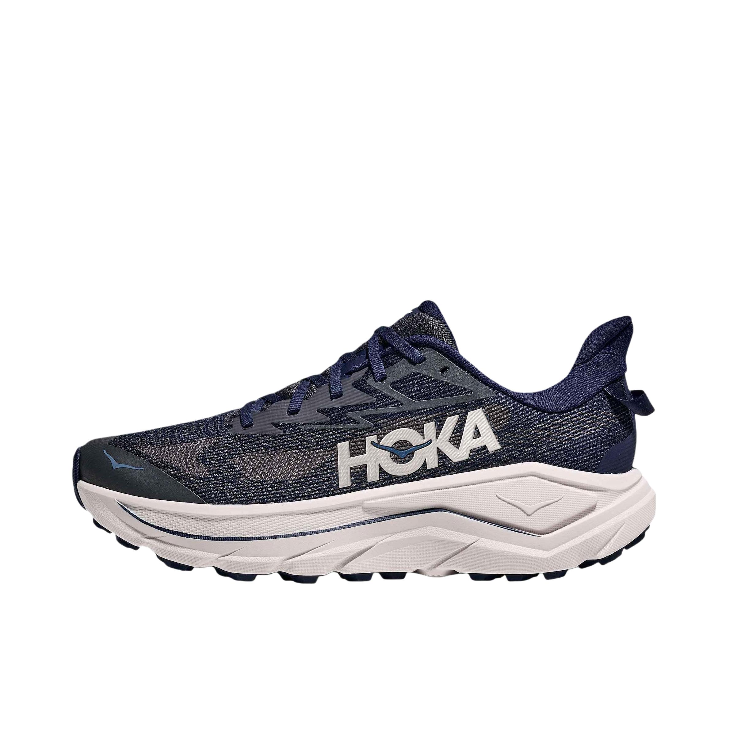 推荐商品：HOKA ONE ONE CHALLENGER 挑战者8 跑鞋 全地形户外公路抓地 午夜蓝