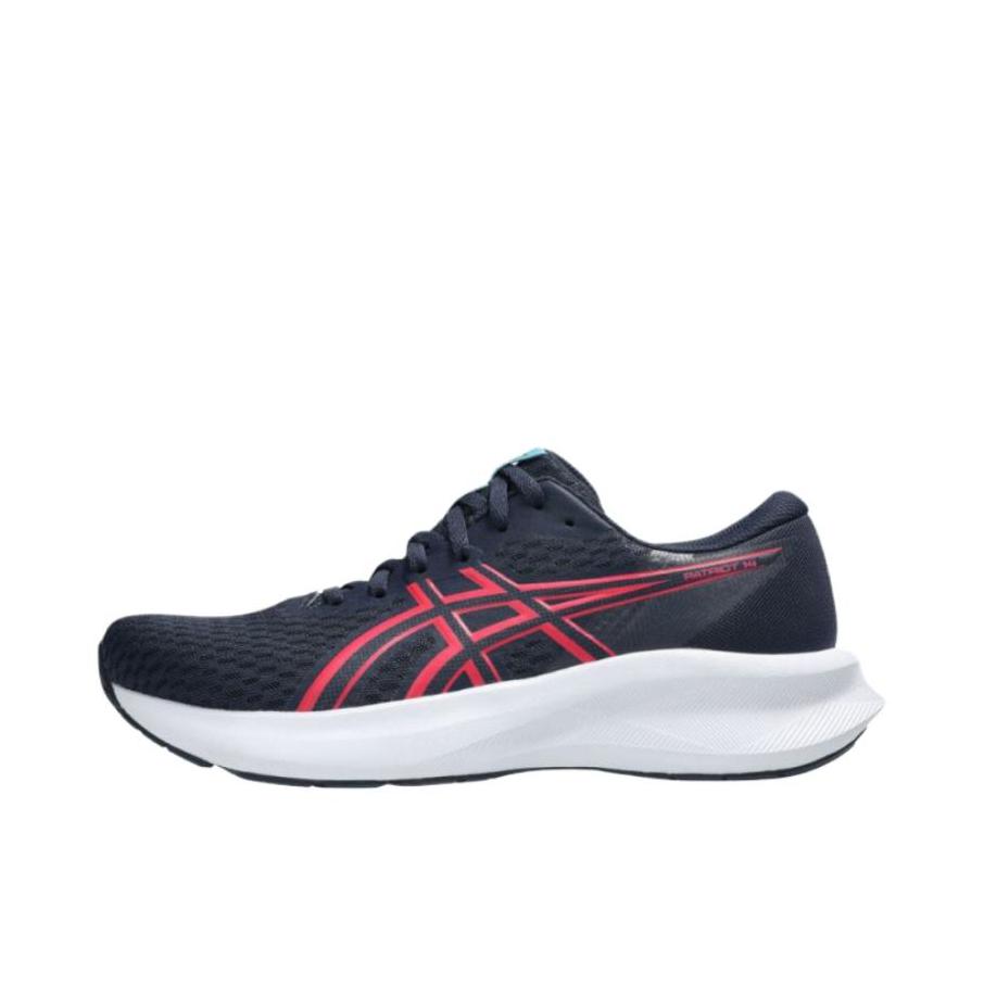 推荐商品：Asics/亚瑟士 PATRIOT 14 跑鞋 竞速回弹透气橡胶轻量支撑耐穿 女款/正黑色