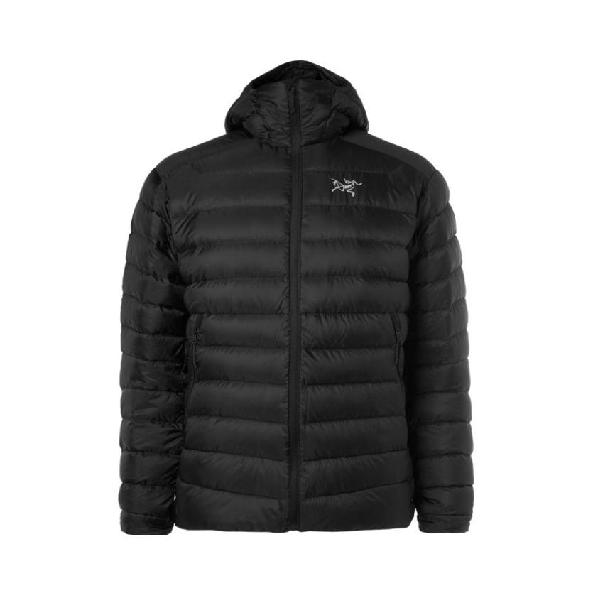 Arc'teryx 超修身防风防水防寒保暖轻量排骨拉链高蓬松白鹅绒连帽羽绒服 18013