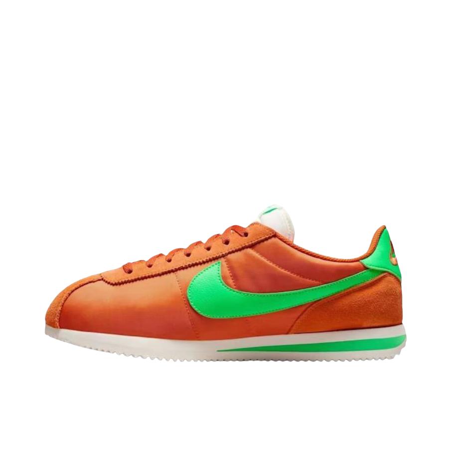 推荐商品：Nike Classic Cortez 阿甘鞋 跑鞋 防滑耐磨缓震透气轻便抓地舒适低帮耐穿贴合 橙色/绿色 