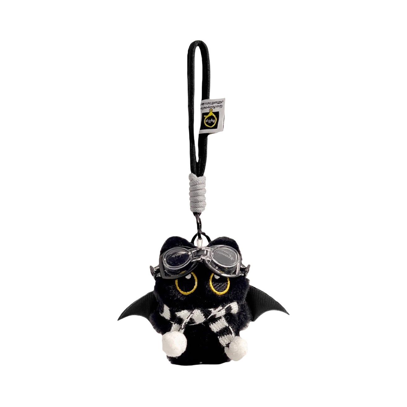 推荐商品：一点潮玩 超萌大眼黑猫可黑煤球糊糊挂件 周边