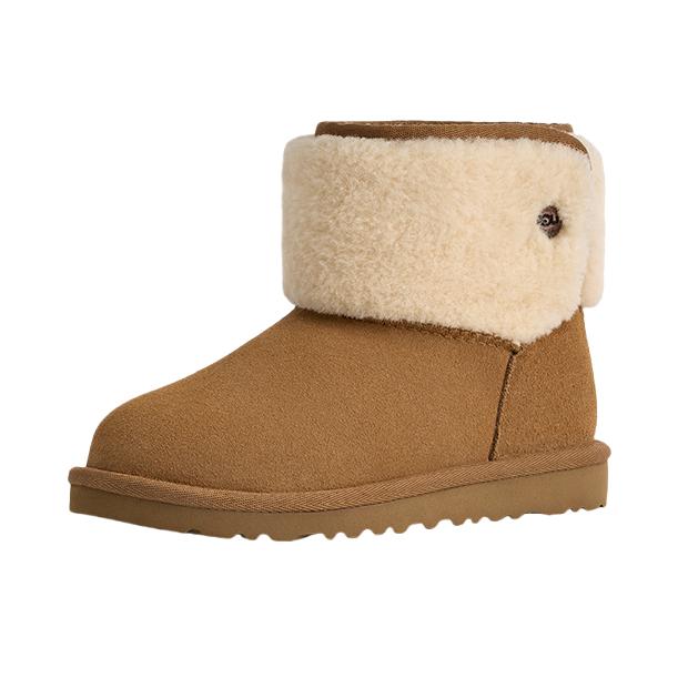 推荐商品：UGG Classic Heritage Entry 雪地靴儿童 保暖加绒 大童/栗色