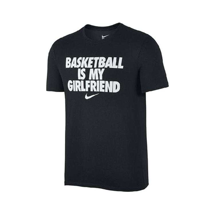 Nike 美式针织字母印花圆领短袖T恤 AQ3242