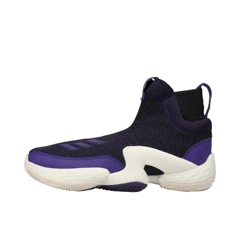 推荐商品：adidas N3xt L3v3l 2020 篮球鞋 舒适透气防滑耐磨合成革复古潮流休闲百搭 黑色/紫色