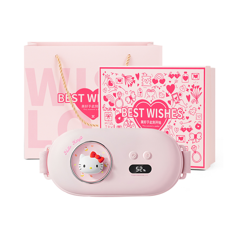 推荐商品：HELLO KITTY/凯蒂猫 暖宫带 多档恒温 热敷震动 LED数显 PO4