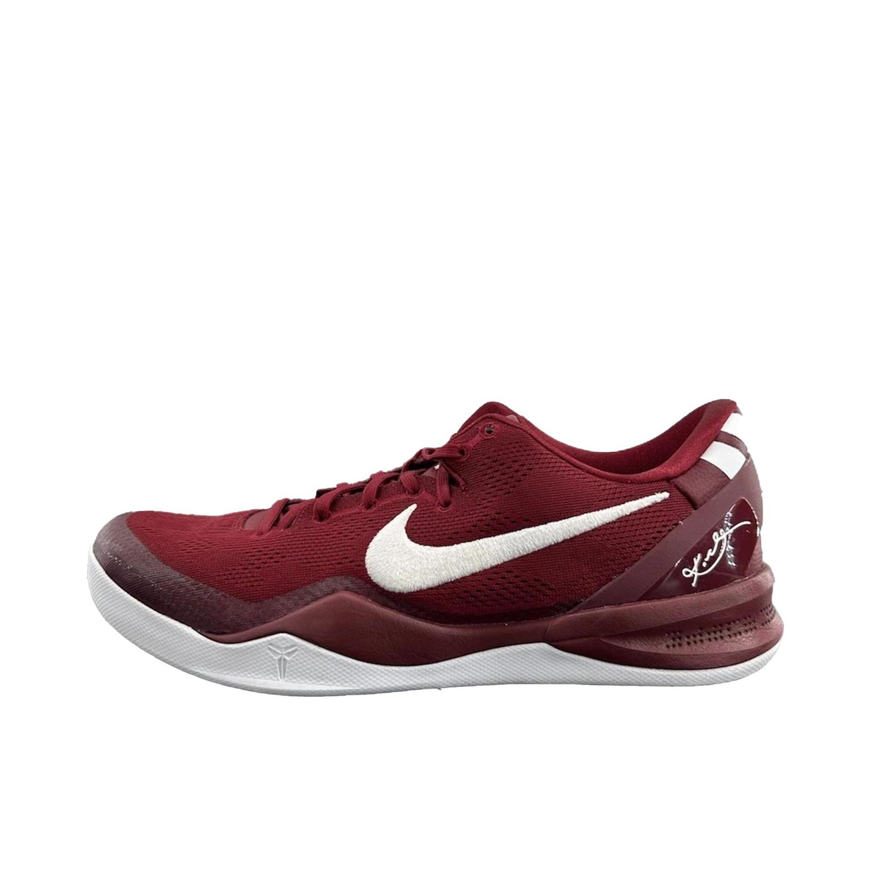 推荐商品：Nike Kobe 8 篮球鞋 抗扭实战训练防滑耐磨舒适百搭低帮 暗红色