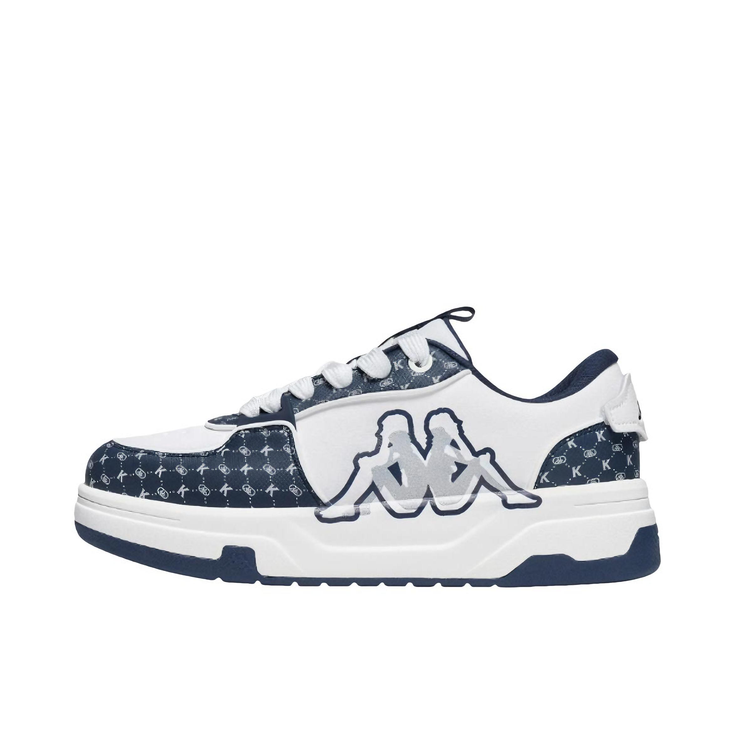 推荐商品：Kappa 复古风 舒适透气 耐磨软底 防滑 秋冬 增高鞋 板鞋 女款/经典白/月海蓝