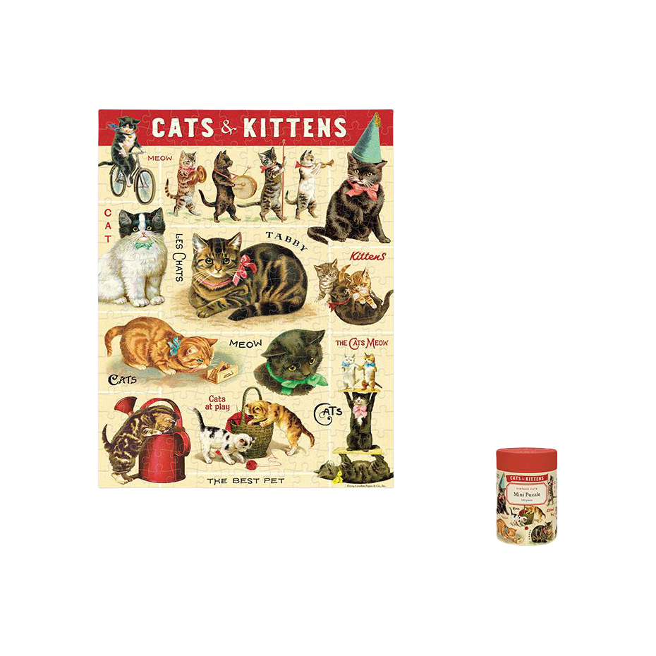 推荐商品：Cavallini 复古迷你 拼图