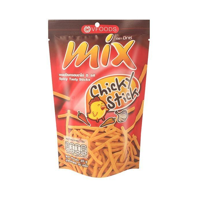 推荐商品：Vfoods mix 脆脆条 30g 袋装 香辣鸡味