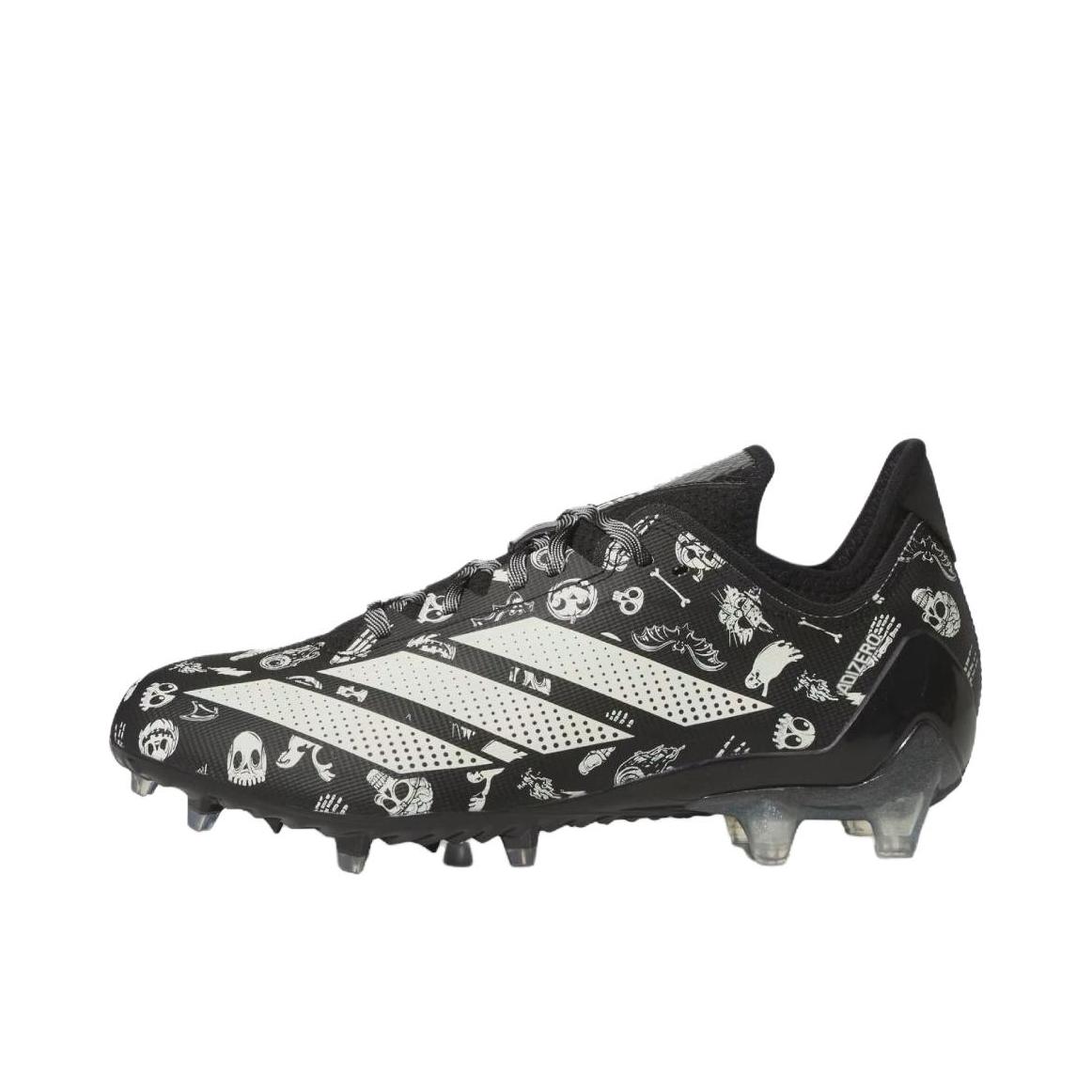 推荐商品：adidas Adizero Electric.1 防滑 轻便 耐磨 胶质 短钉 橄榄球鞋 正黑色/白色 