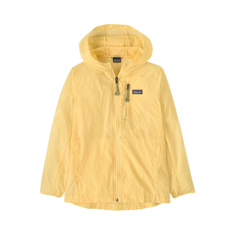 推荐商品：Patagonia/巴塔哥尼亚童装 透气抗撕裂连帽防晒衣 大童 64375 黄