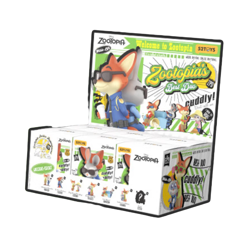 推荐商品：52TOYS 迪士尼 疯狂动物城的最佳拍档 盲盒