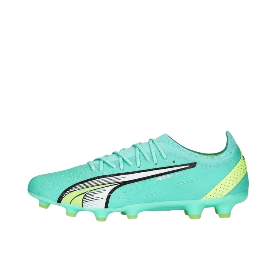 推荐商品：Puma/彪马 Ultra Match HG/AG 防滑耐磨 人造草坪 圆头 胶质 短钉 足球鞋 薄荷绿