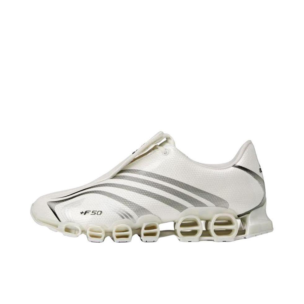 推荐商品：adidas F50 系列 Tunit 足球鞋 舒适耐磨防滑 白色/银色