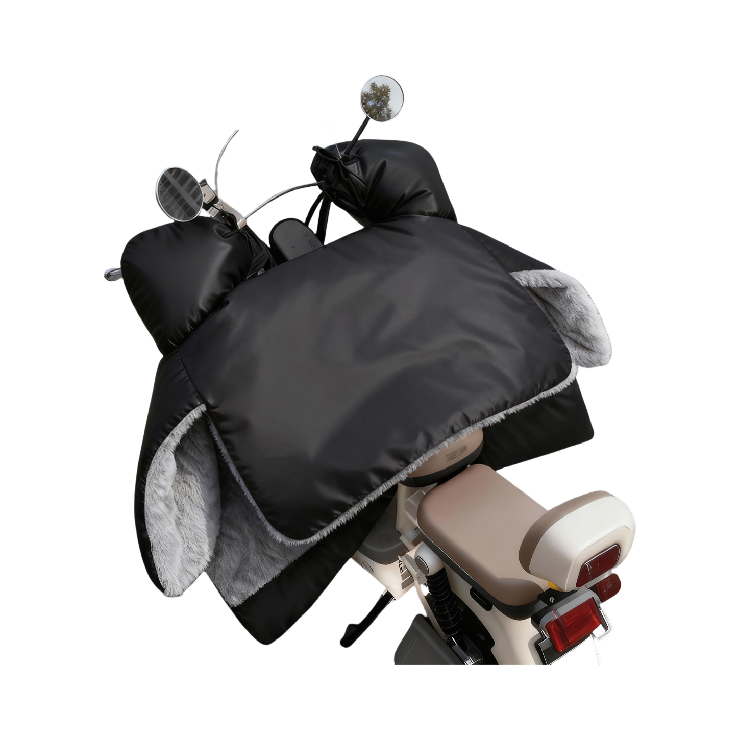 推荐商品：狼培 防寒 保暖 防水 速干 PVC 一体式 电动车挡风被