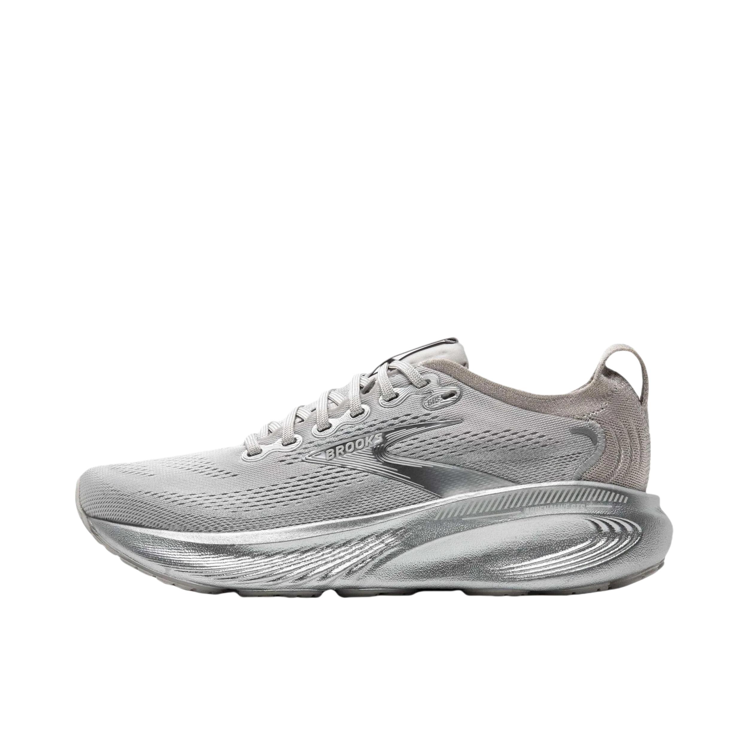 推荐商品：Brooks/布鲁克斯 Adrenaline GTS 追岚25 跑鞋 减震透气 银色