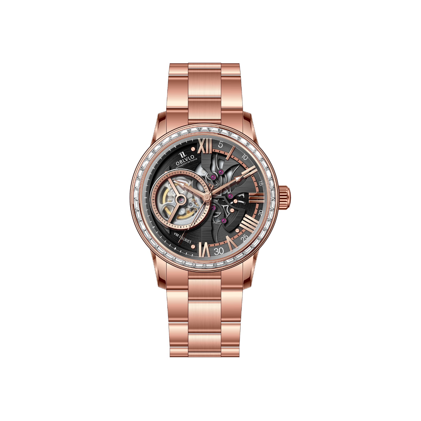 推荐商品：oblvlo/欧宝罗 休闲自动机械男士手表