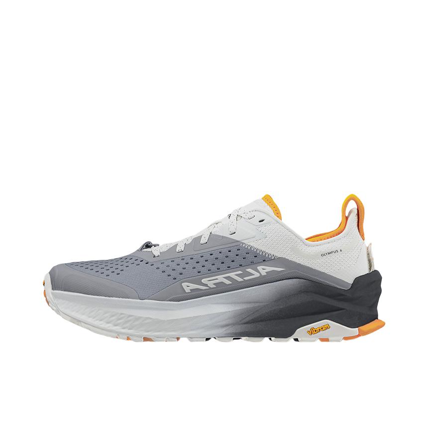 推荐商品：Altra OLYMPUS 6 越野跑鞋 徒步鞋 防滑低帮系带缓震全地形防水 灰色/白色