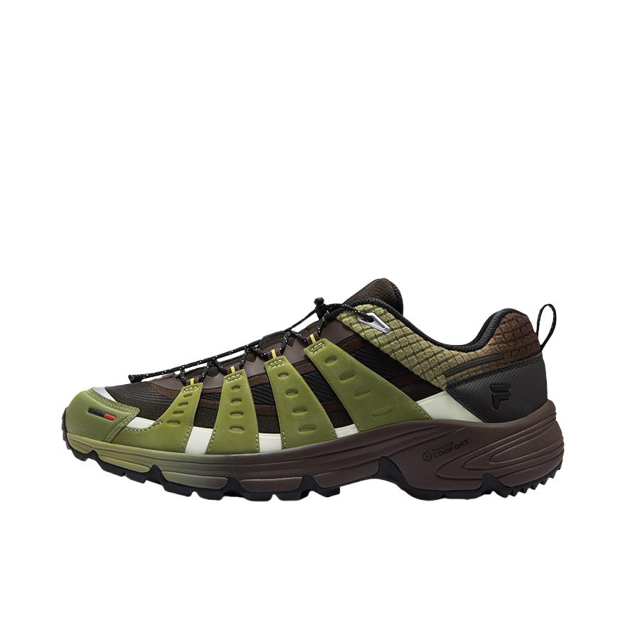推荐商品：FILA/斐乐 COMO X 户外鞋 登山鞋 运动休闲 暗墨绿/苔藓绿色