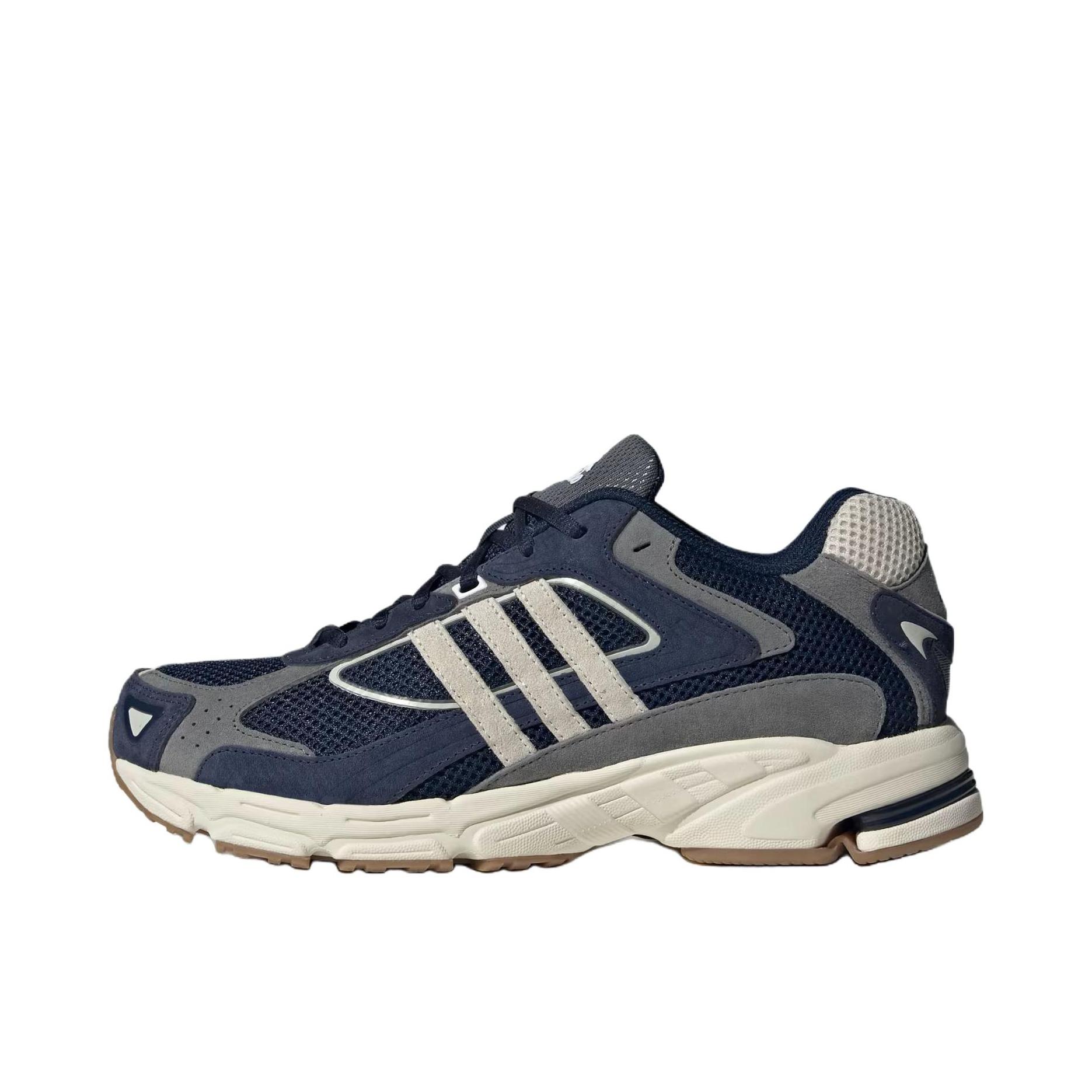 推荐商品：adidas RESPONSE CL 运动休闲鞋 防滑低帮系带厚底 夜靛蓝