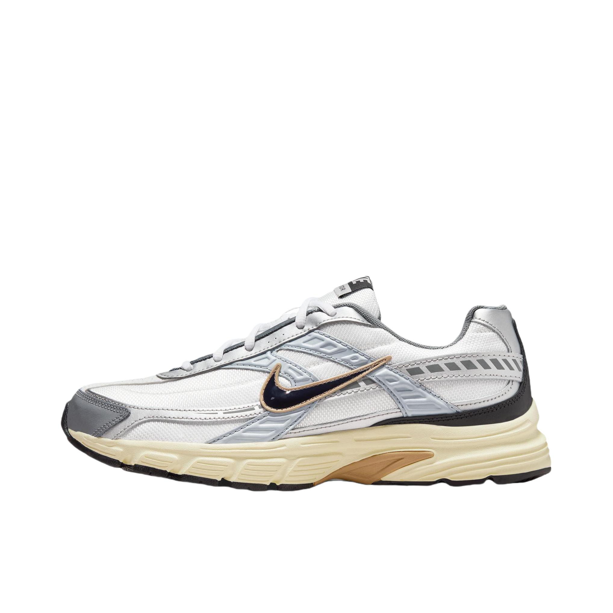 推荐商品：Nike Initiator 跑鞋 缓震耐磨舒适轻便防滑透气支撑复古 银色/黑色