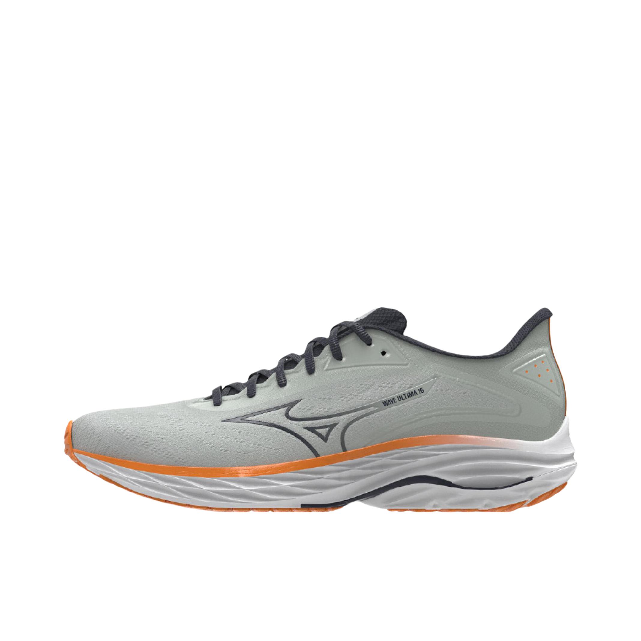 推荐商品：Mizuno/美津浓  WAVE ULTIMA 16  舒适百搭 减震回弹 网面透气 防滑耐磨  低帮 跑鞋 灰色 