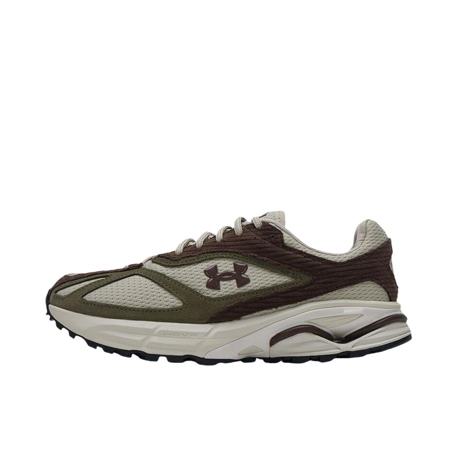 推荐商品：Under Armour/安德玛 HOVR Apparition 运动休闲鞋 简约时尚轻质贴合支撑柔软舒适 米色/棕色