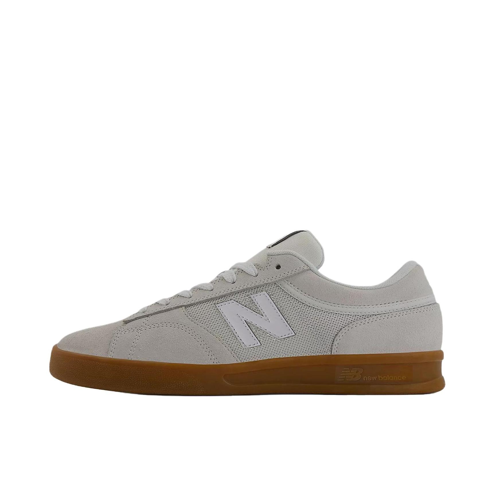 推荐商品：New Balance NB Numeric 430 防滑 耐磨 低帮 平跟 板鞋 D宽/浅灰色 