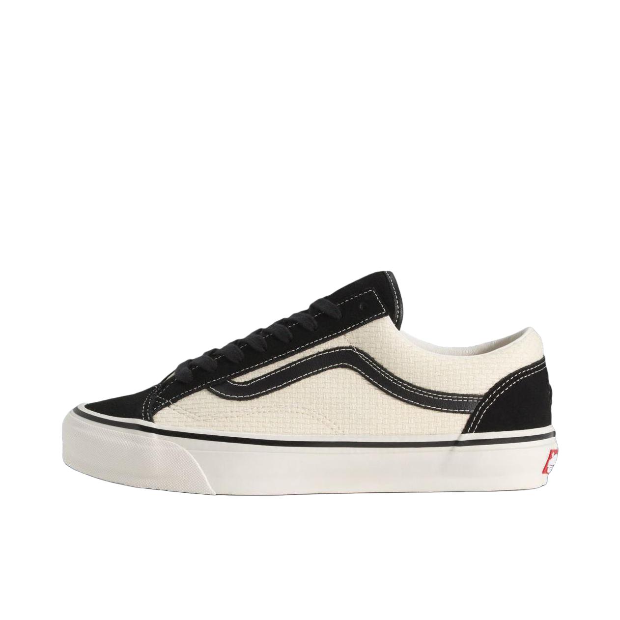 推荐商品：Vans/范斯 Old Skool 36 板鞋 简约复古时尚百搭防滑耐磨舒适减震轻便透气拼接贴合支撑 Shoyoroll联名/米色/黑色