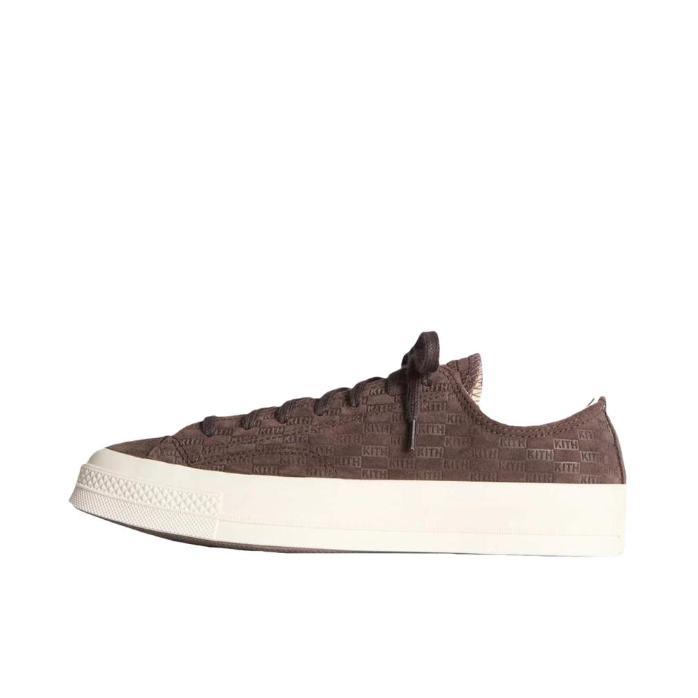 推荐商品：Converse/匡威 Cozy Granola Chuck 70 Ox 帆布鞋 经典百搭花卉细节防滑耐磨舒适透气 KITH联名/棕色 