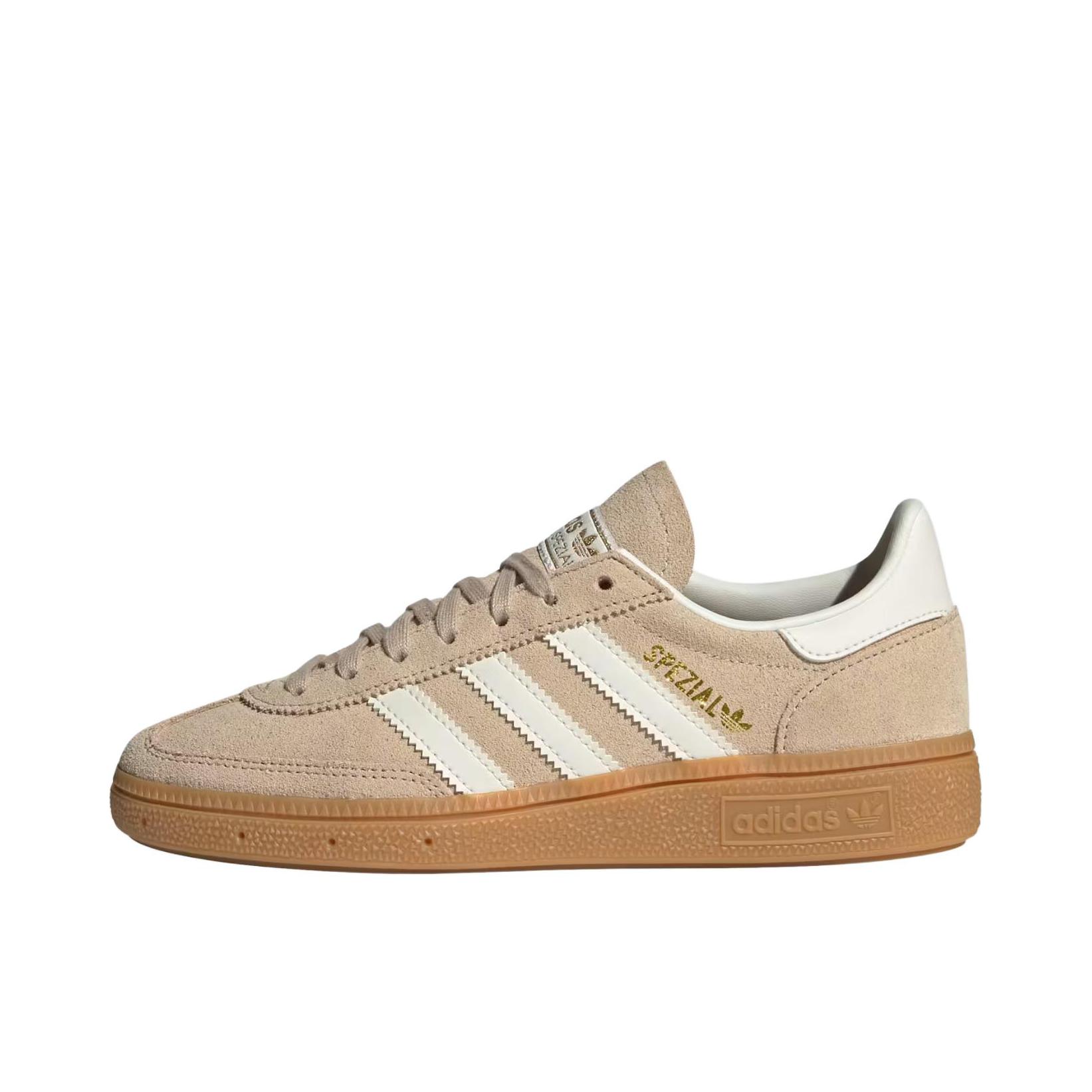 推荐商品：adidas Originals HANDBALL SPEZIAL T头鞋 德训鞋 板鞋 舒适耐磨复古防滑 大童/米色 