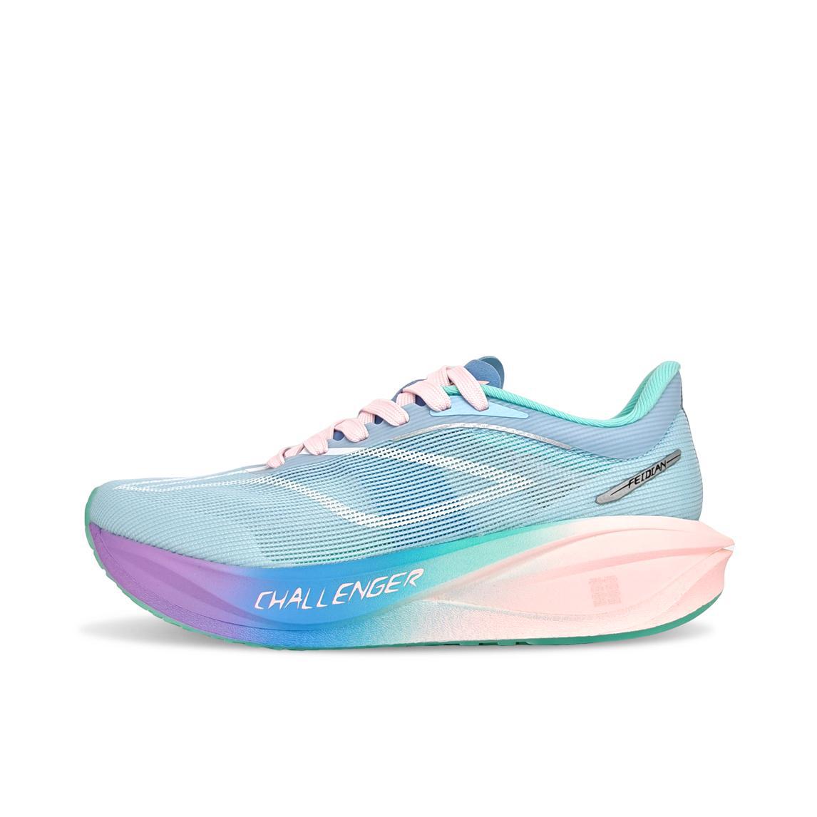 推荐商品：【定制球鞋】 李宁 飞电5Challenger 跑鞋 人造草地减震防滑橡胶碳板体测竞速短跑长跑 棉花糖